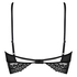 Bralette Longline Donatella, Schwarz