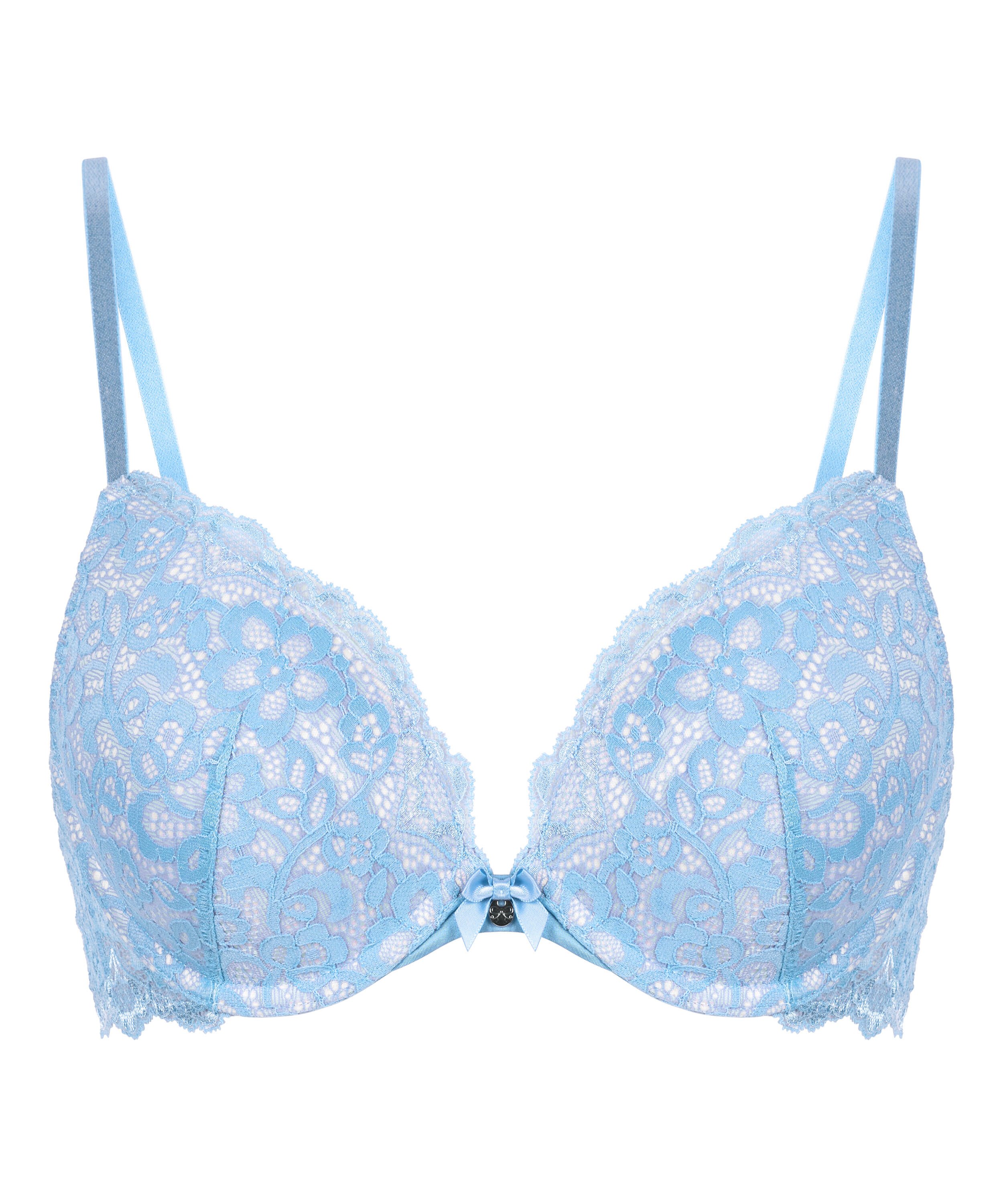 Soutien-gorge &agrave; armatures pr&eacute;form&eacute; push-up Marine, Bleu