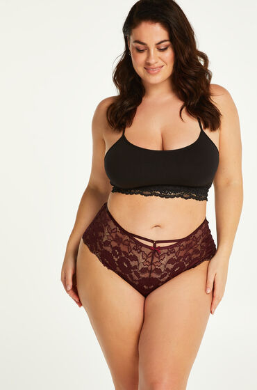Hunkemöller String Boxer Jolie Curvy Rouge