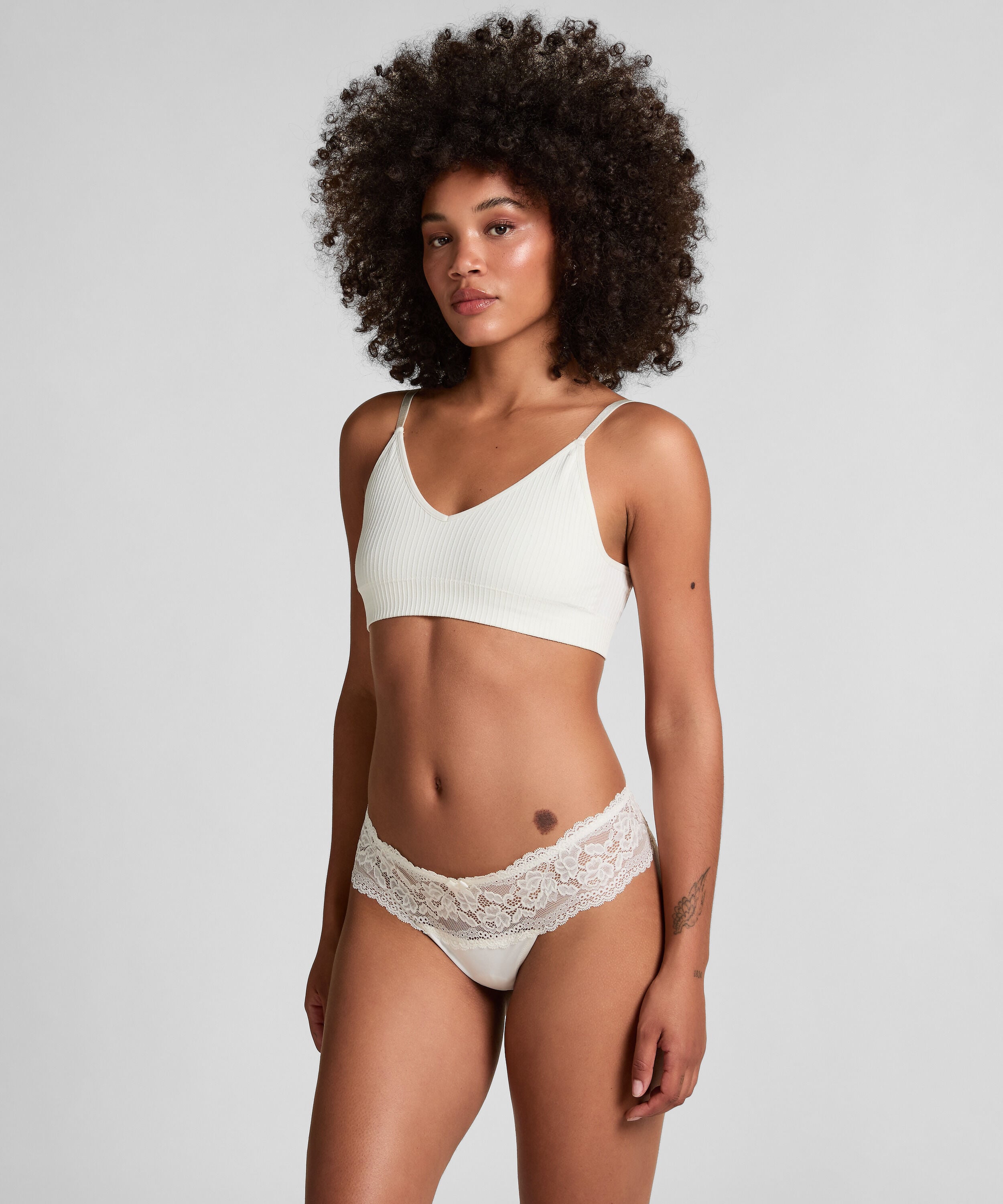 String boxer Florence, Blanc String boxer Florence, Blanc