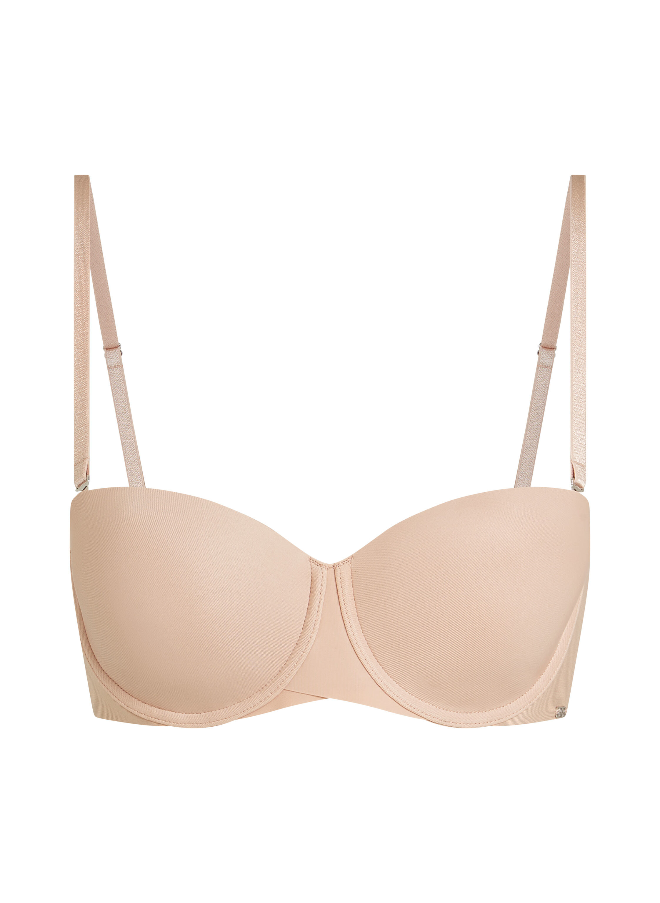 Soutien-gorge &agrave; armatures pr&eacute;form&eacute; sans bretelles Jane, Beige