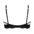 Soutien-gorge &agrave; armatures non-pr&eacute;form&eacute; longline Eve, Noir