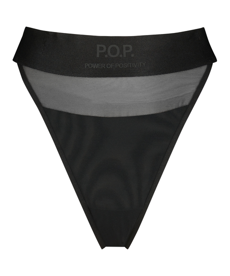 String &agrave; coupe haute Flexing, Noir