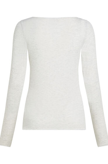 Hunkemöller super soft Boatneck shirt with Cashmere Grey