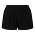 Musselin-Shorts, Schwarz