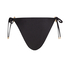 Bikini Slip mit hohem Beinausschnitt Yucatan, Schwarz