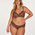 Soutien-gorge préformé sans armature Bessie, Marron