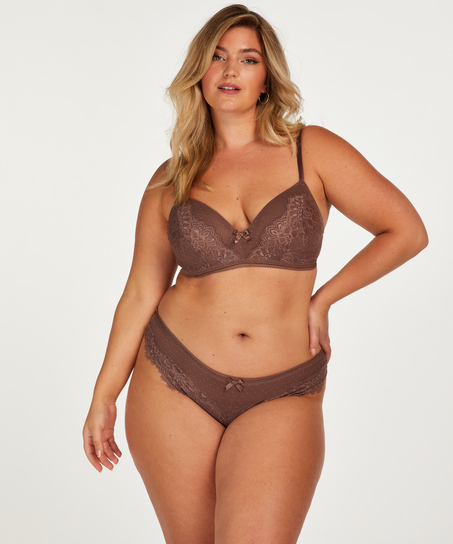 Soutien-gorge préformé sans armature Bessie, Marron