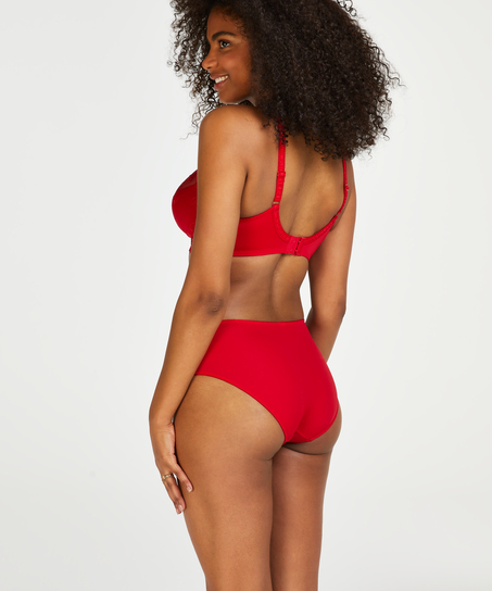 Hochgeschnittener Slip Diva, Rot