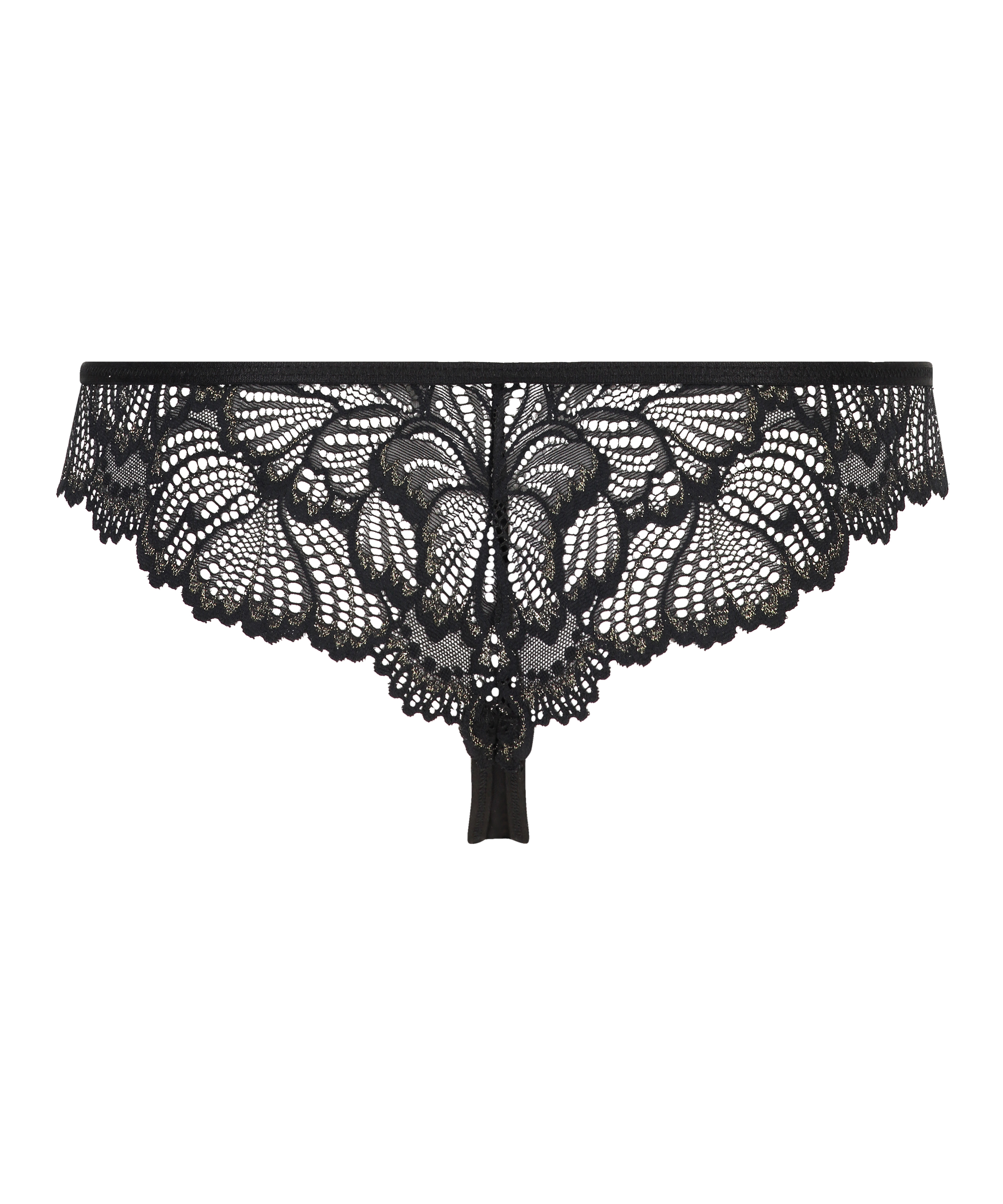 Slip br&eacute;silien Blitzen, Noir, main