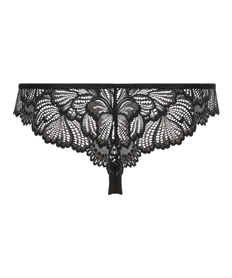 Slip br&eacute;silien Blitzen, Noir