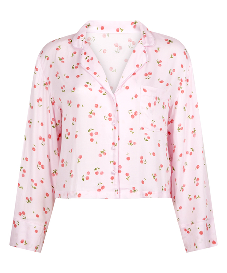 Veste à manches longues Satin, Rose