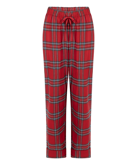 Pantalon de Pyjama Flanel, Rouge