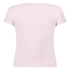 Pyjamatop Rib Crew Neck, Rose
