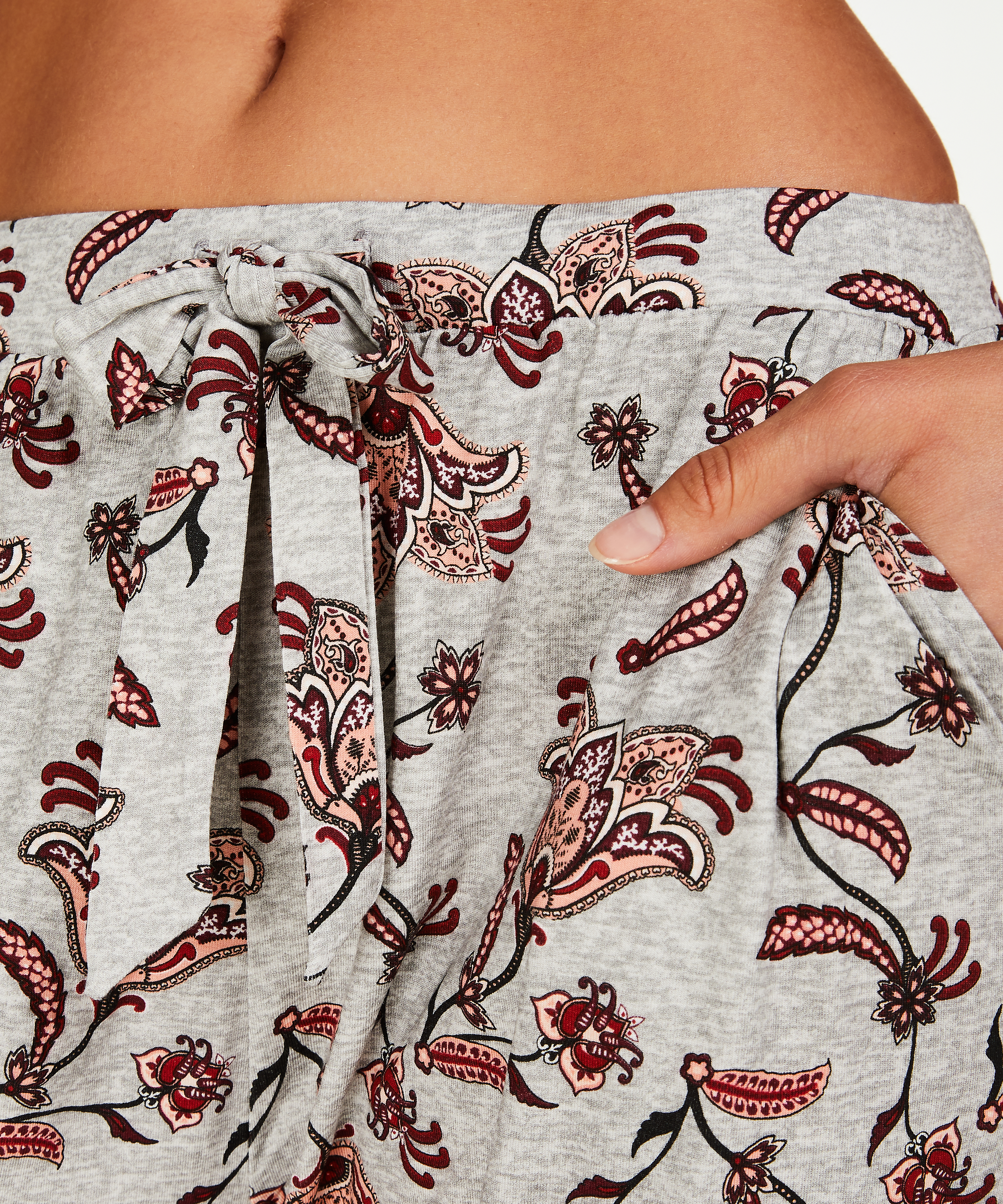 Pyjamahose Loose fit, Grau, main