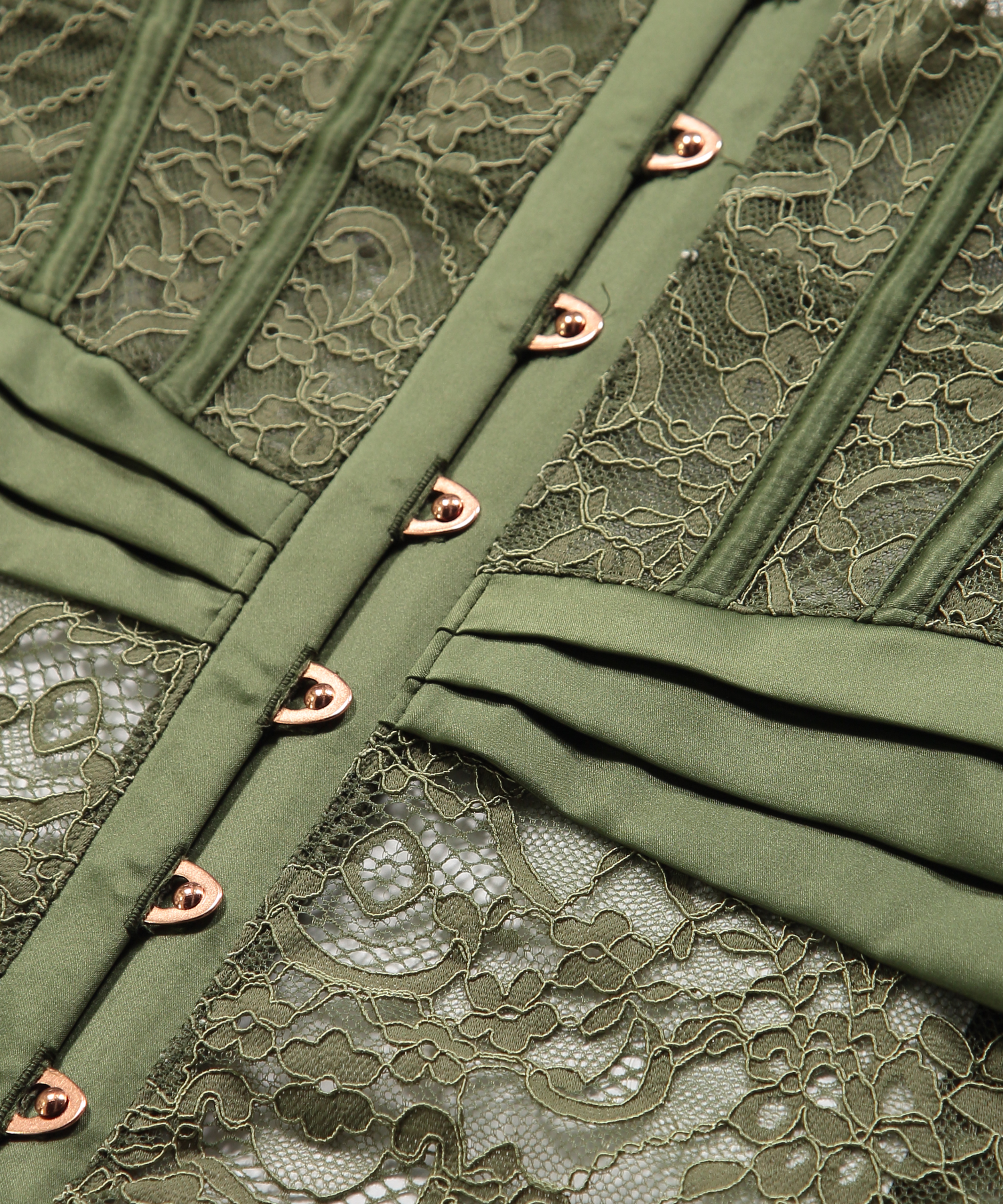 Bustier rembourr&eacute; &agrave; armatures Amelia, Vert, main