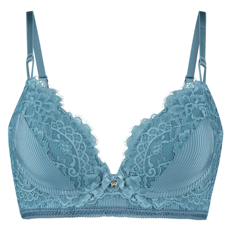 Soutien-gorge bustier &agrave; armatures pr&eacute;form&eacute; Lotte, Bleu