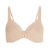 Soutien-gorge à armatures non-préformé en maille, Beige
