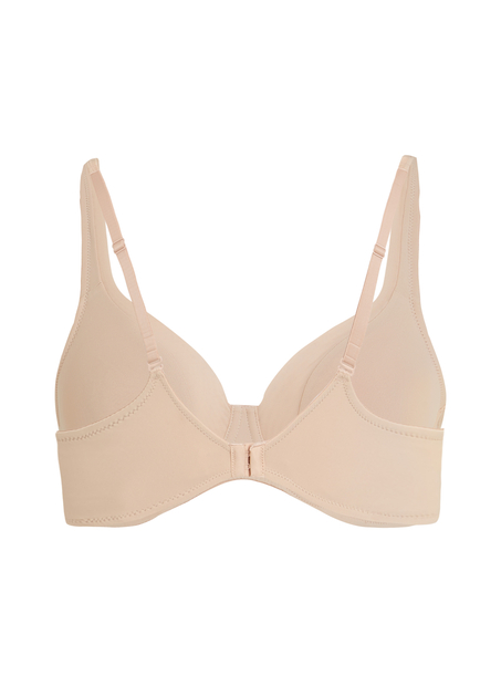 Soutien-gorge à armatures non-préformé en maille, Beige