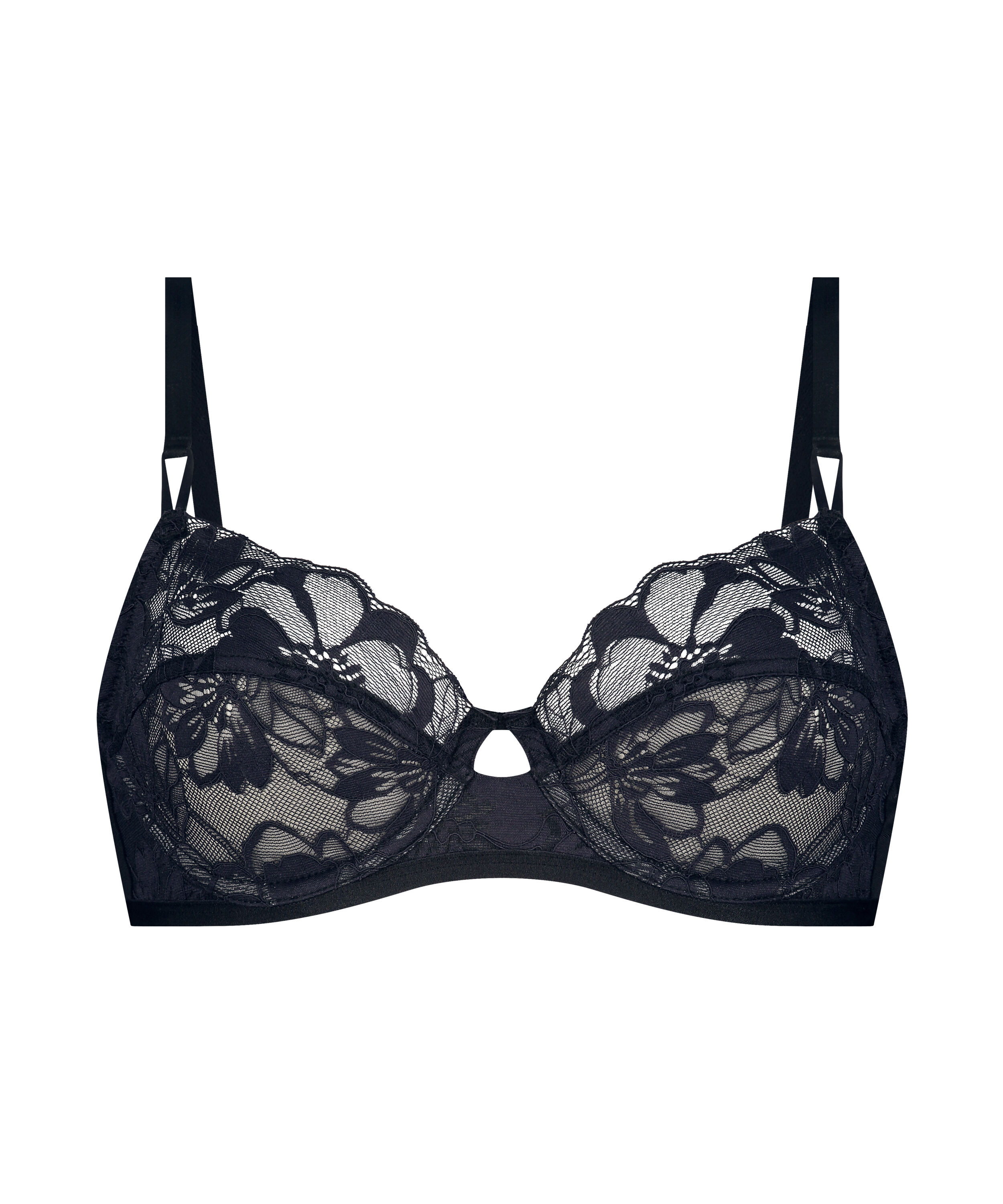 Soutien-gorge &agrave; armatures non-pr&eacute;form&eacute; Sophia, Noir