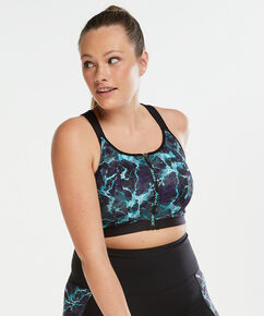 Soutien-gorge de sport HKMX The Pro Maintien niveau 3, Bleu