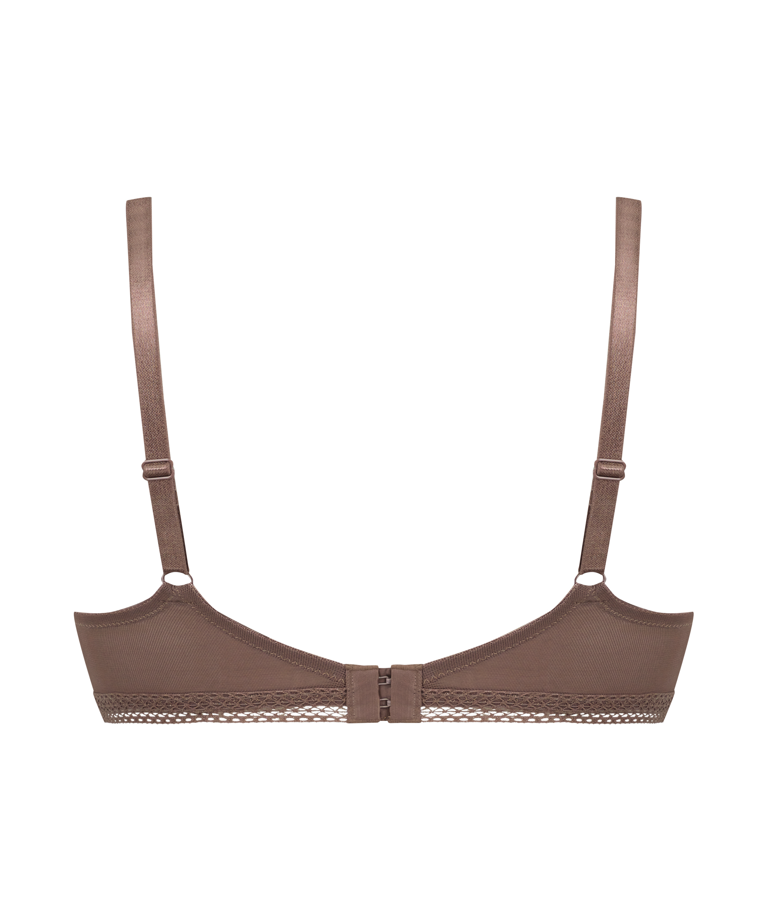 Soutien-gorge préformé sans armature Bessie, Marron, main