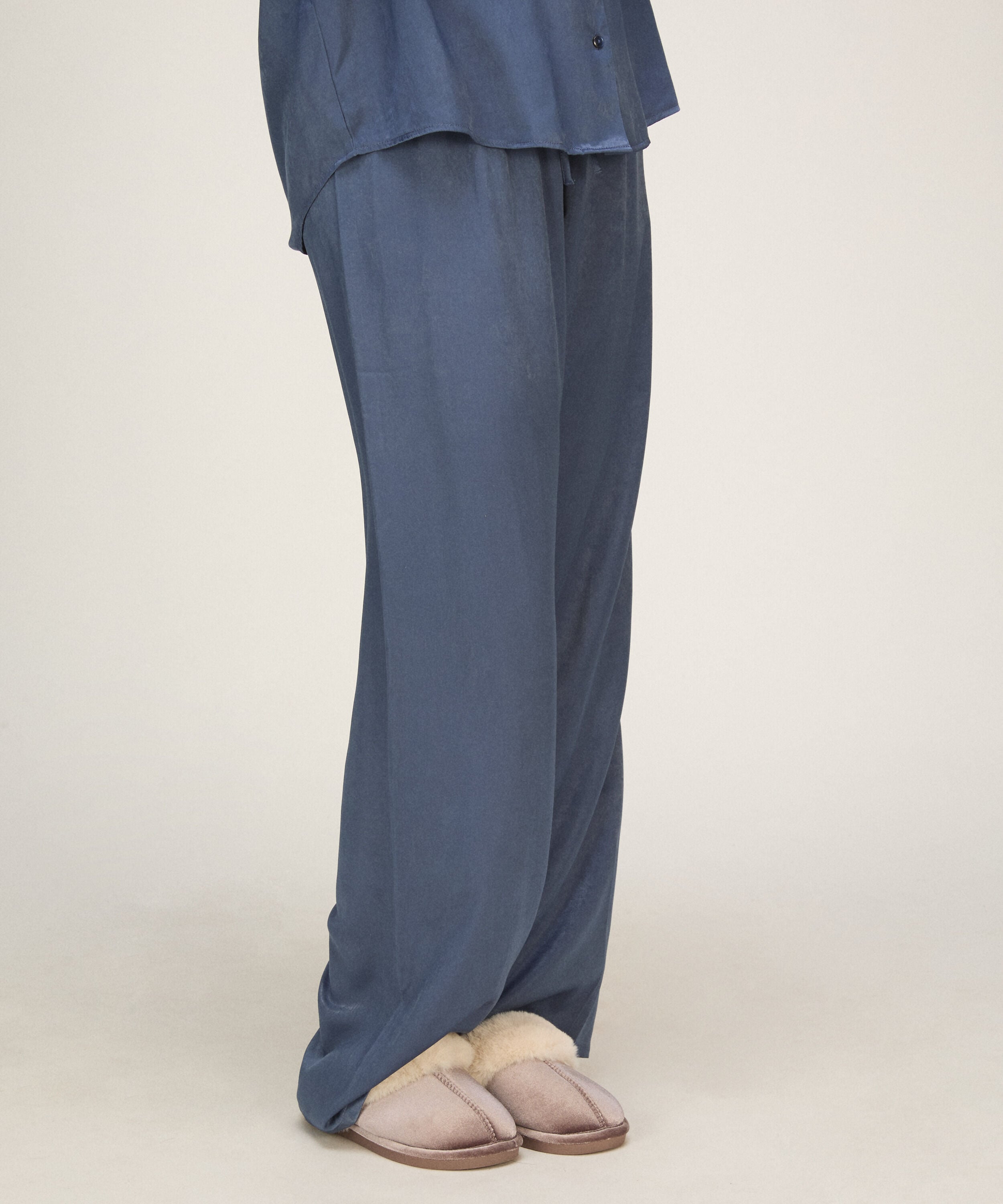 Hausschuhe Velour, Beige