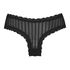 Slip brésilien V-shape mesh, Noir