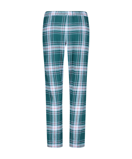 Pantalon de pyjama en serg&eacute;, Bleu