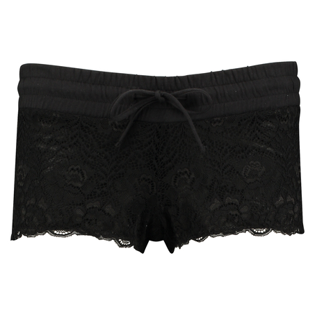 Shorts Lace, Schwarz