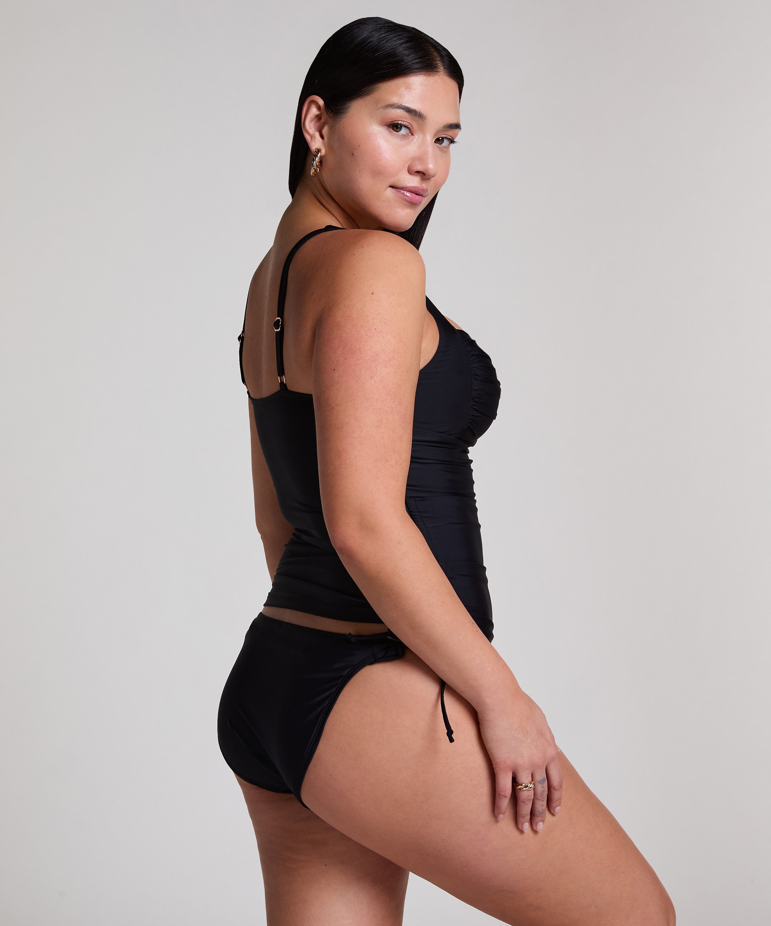 Tankini galbant Luna, Noir, main