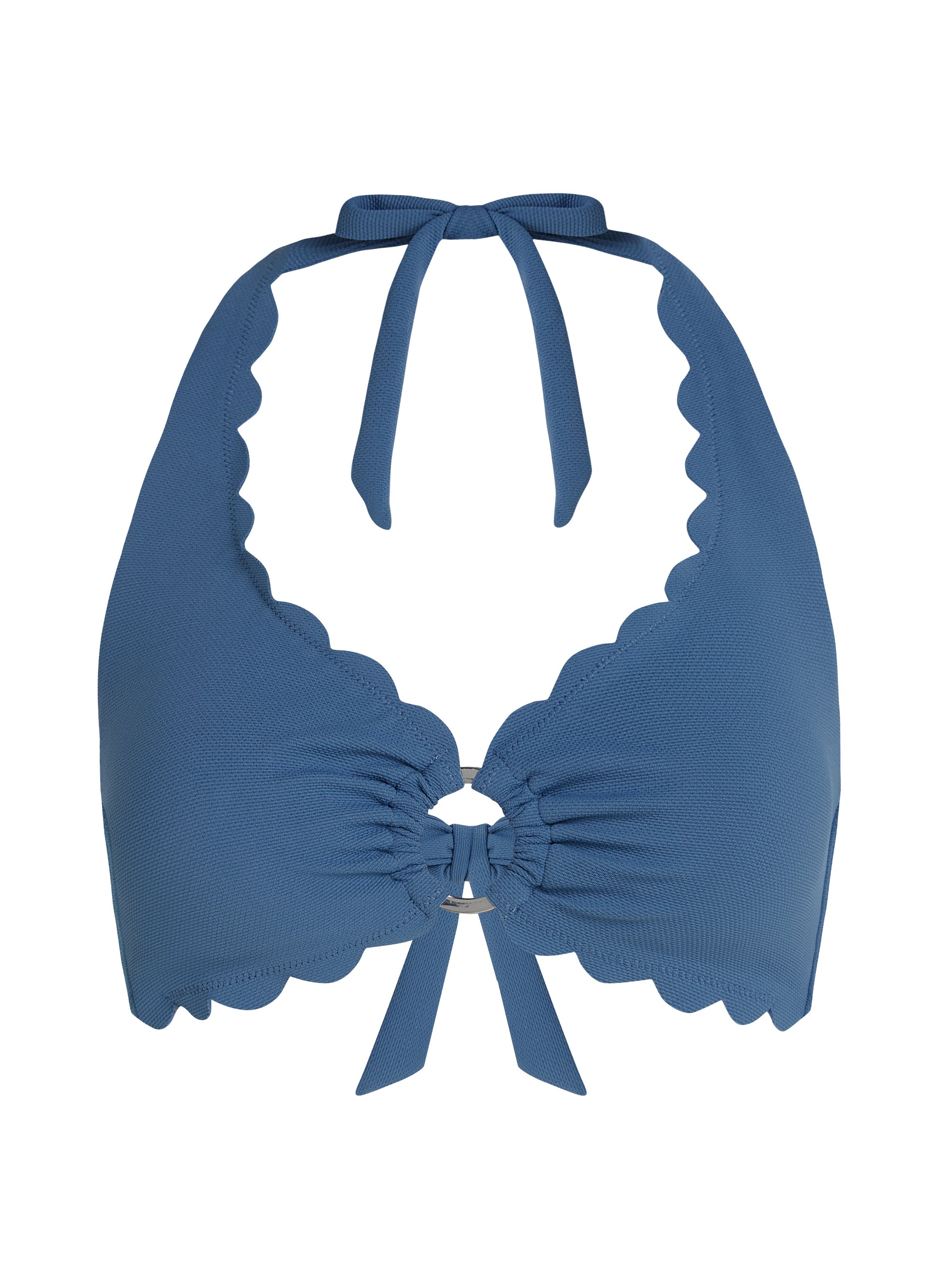 Scallop Bikini-Trägertop, Blau, main