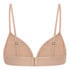 Triangel Bralette Smooth, Beige