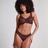 Soutien-gorge &agrave; armatures non-pr&eacute;form&eacute; minimiseur Nina, Marron