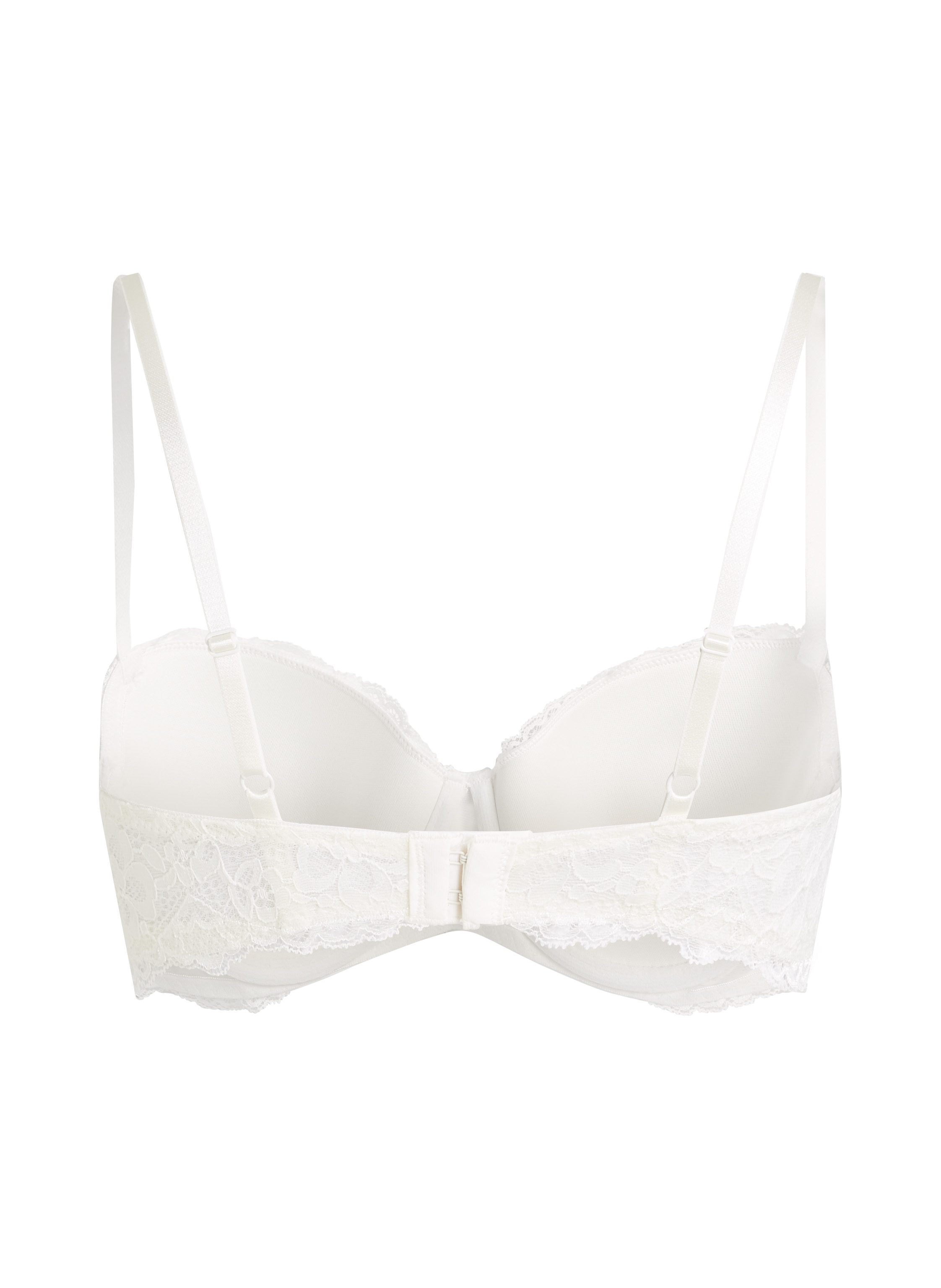 Soutien-gorge à armatures préformé Marine, Blanc, main