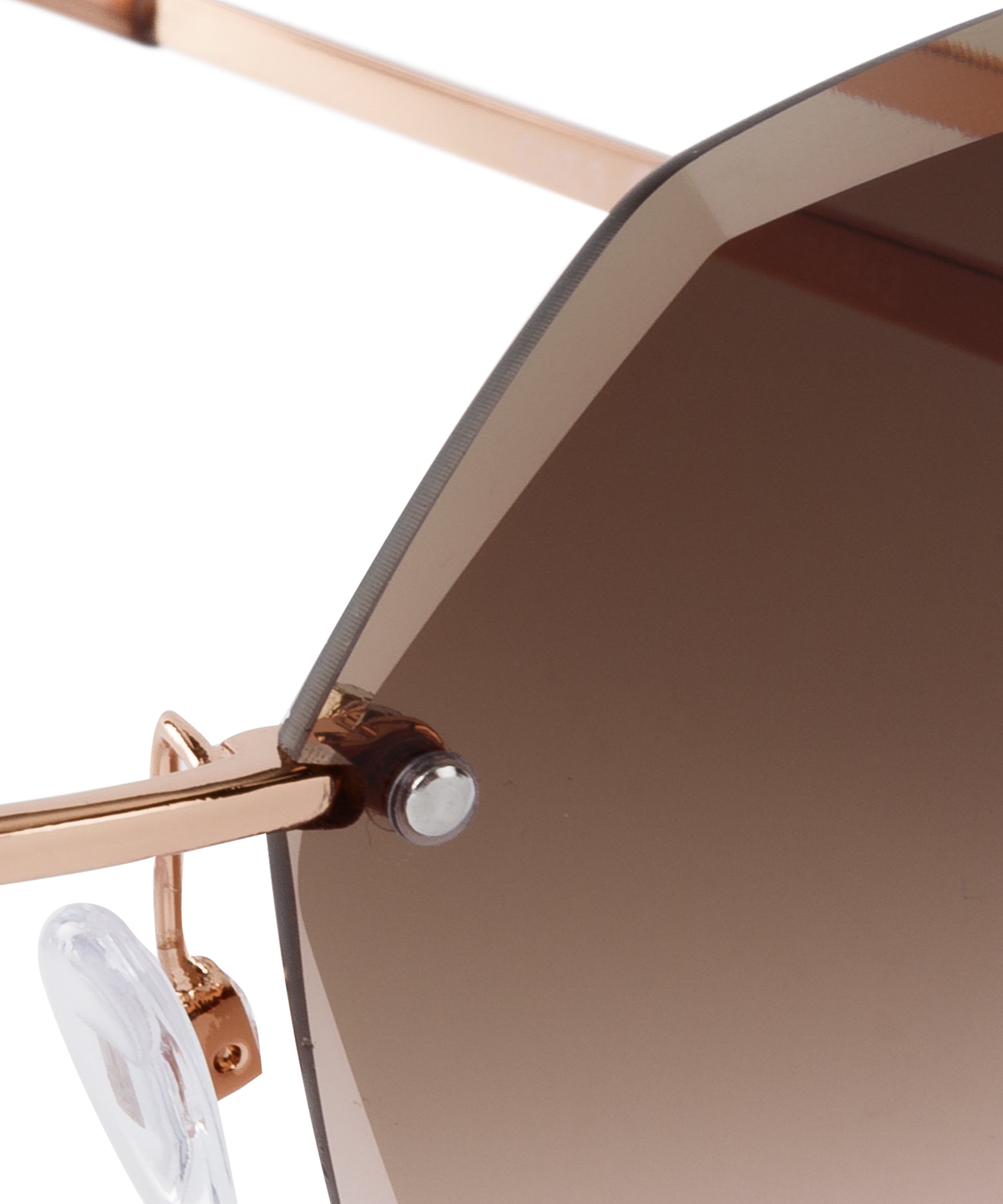 Sonnenbrille, Braun, main