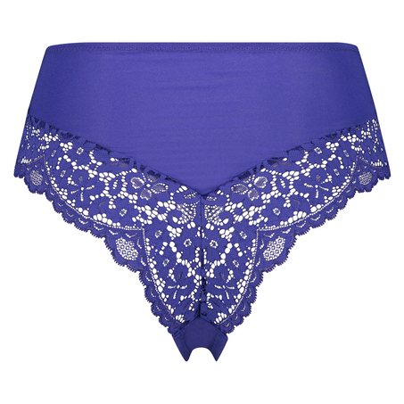 Hoch ausgeschnittener Brazilian Rose, Blau