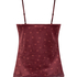 Camisole velours Dentelle, Violet