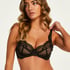 Soutien-gorge &agrave; armatures non-pr&eacute;form&eacute; Daisy, Noir