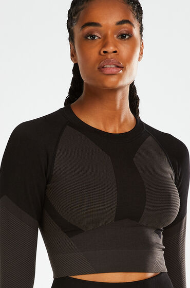 Hunkemöller HKMX Crop top The Motion Noir