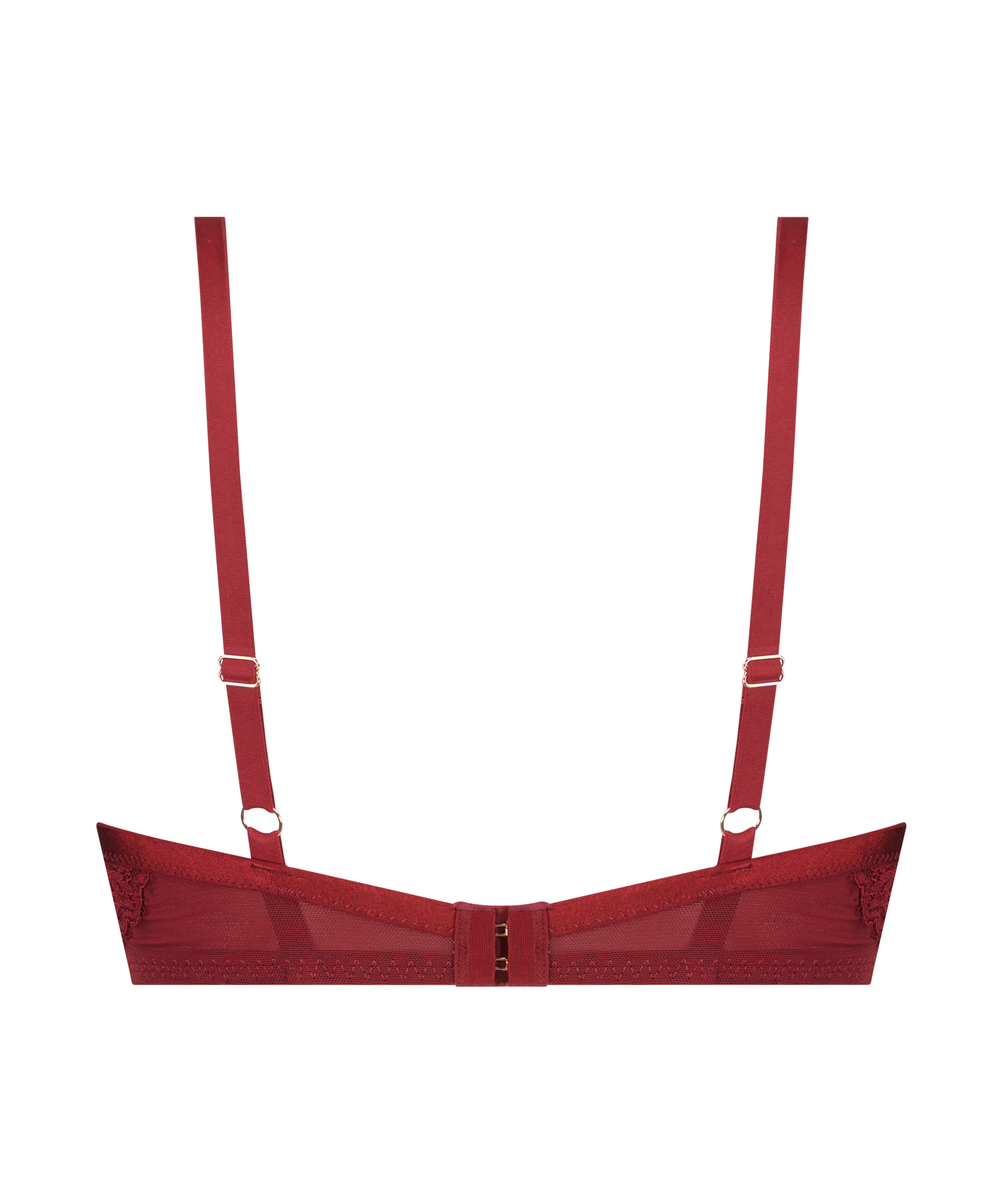 Soutien-gorge d'allaitement rembourr&eacute; &agrave; armatures Lucy, Rouge, main