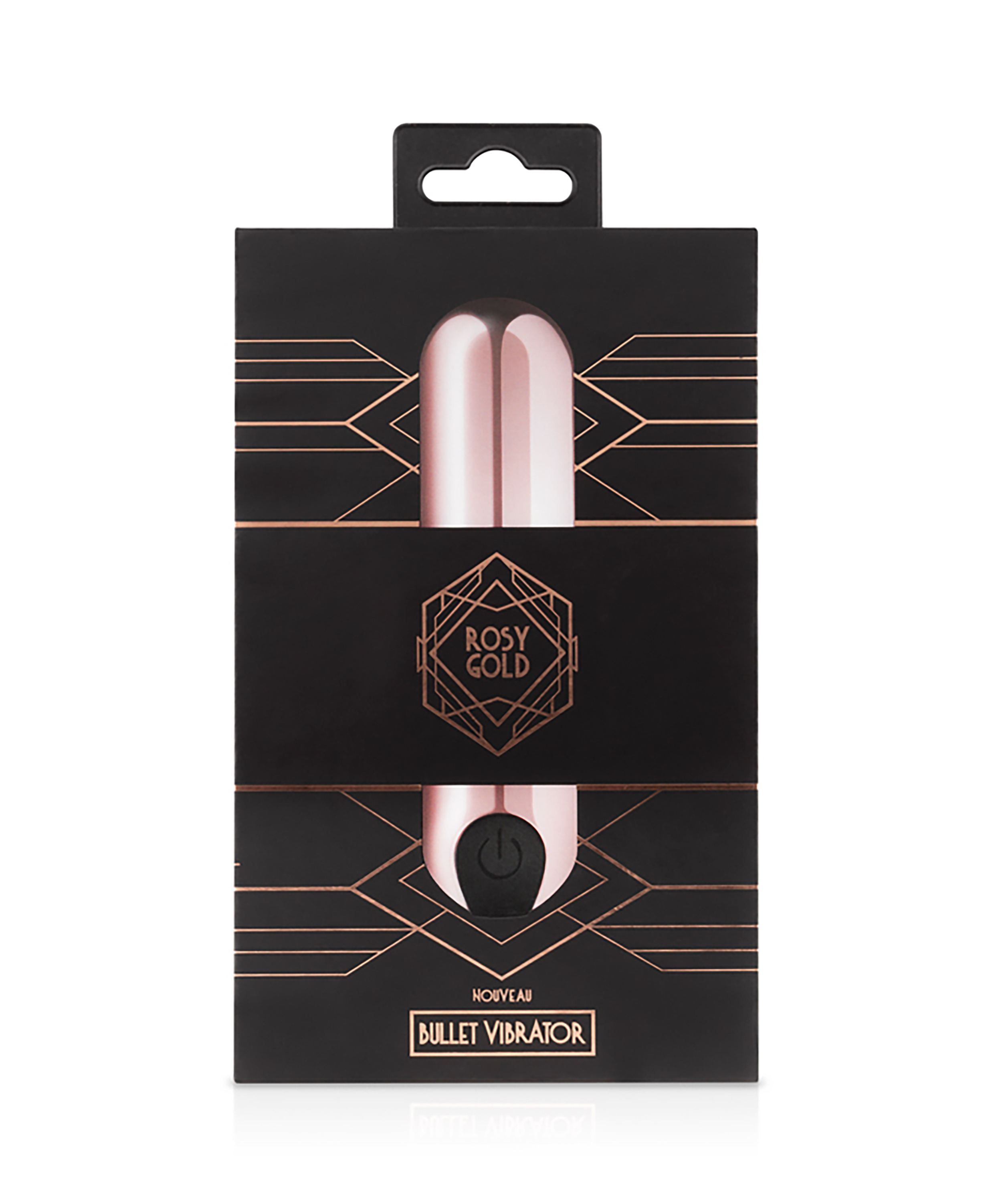 Rosy Gold Nouveau Bullet Vibrator, Rose, main