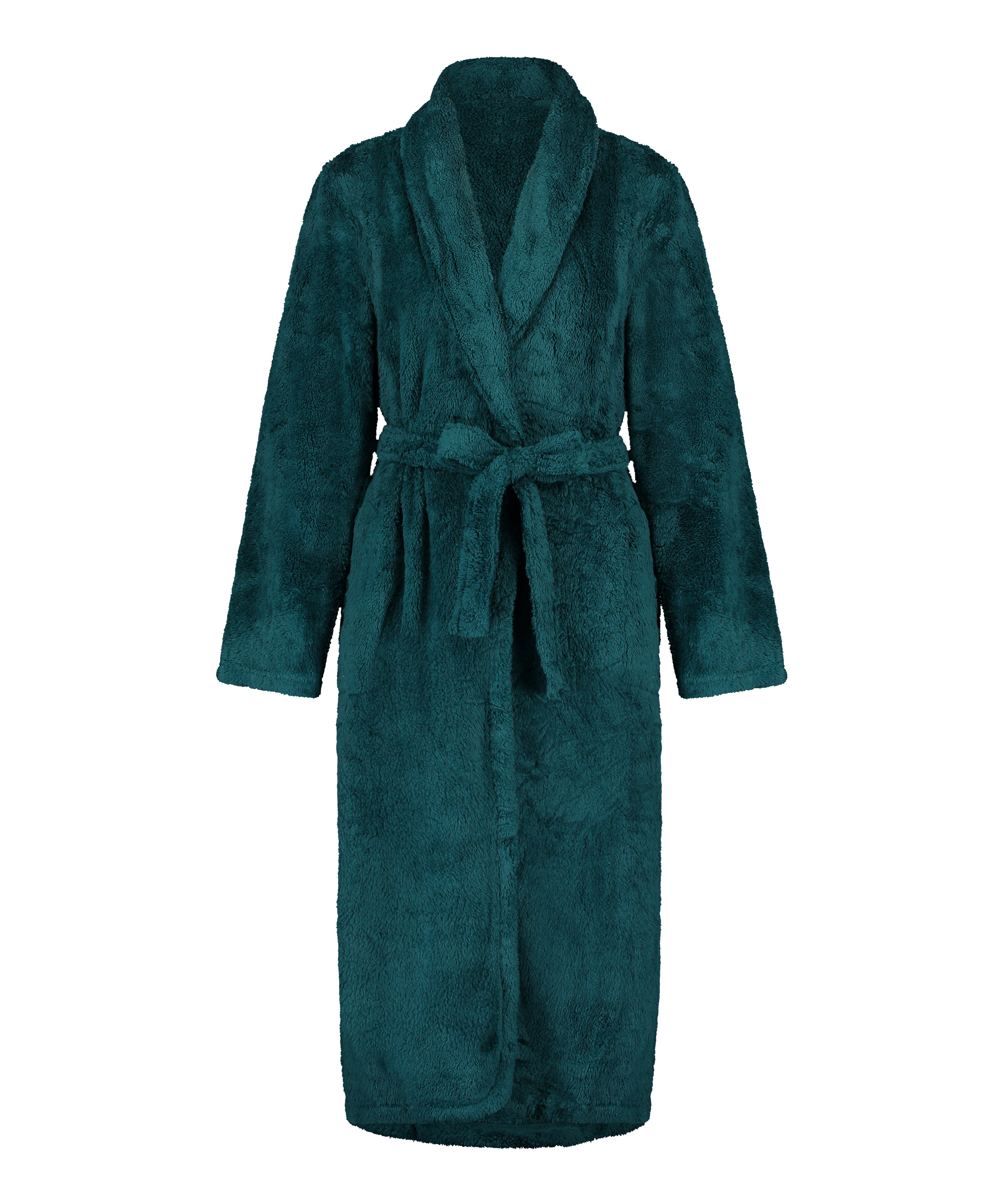 Peignoir Fleece, Bleu, main
