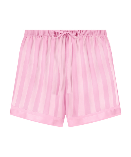Short de pyjama Satin, Rose