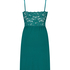 Slipdress Modal Lace mit Spitze, Gr&uuml;n