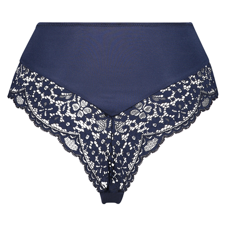 Hoch ausgeschnittener Brazilian Rose, Blau