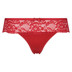 Boxer string Bianca, Rouge