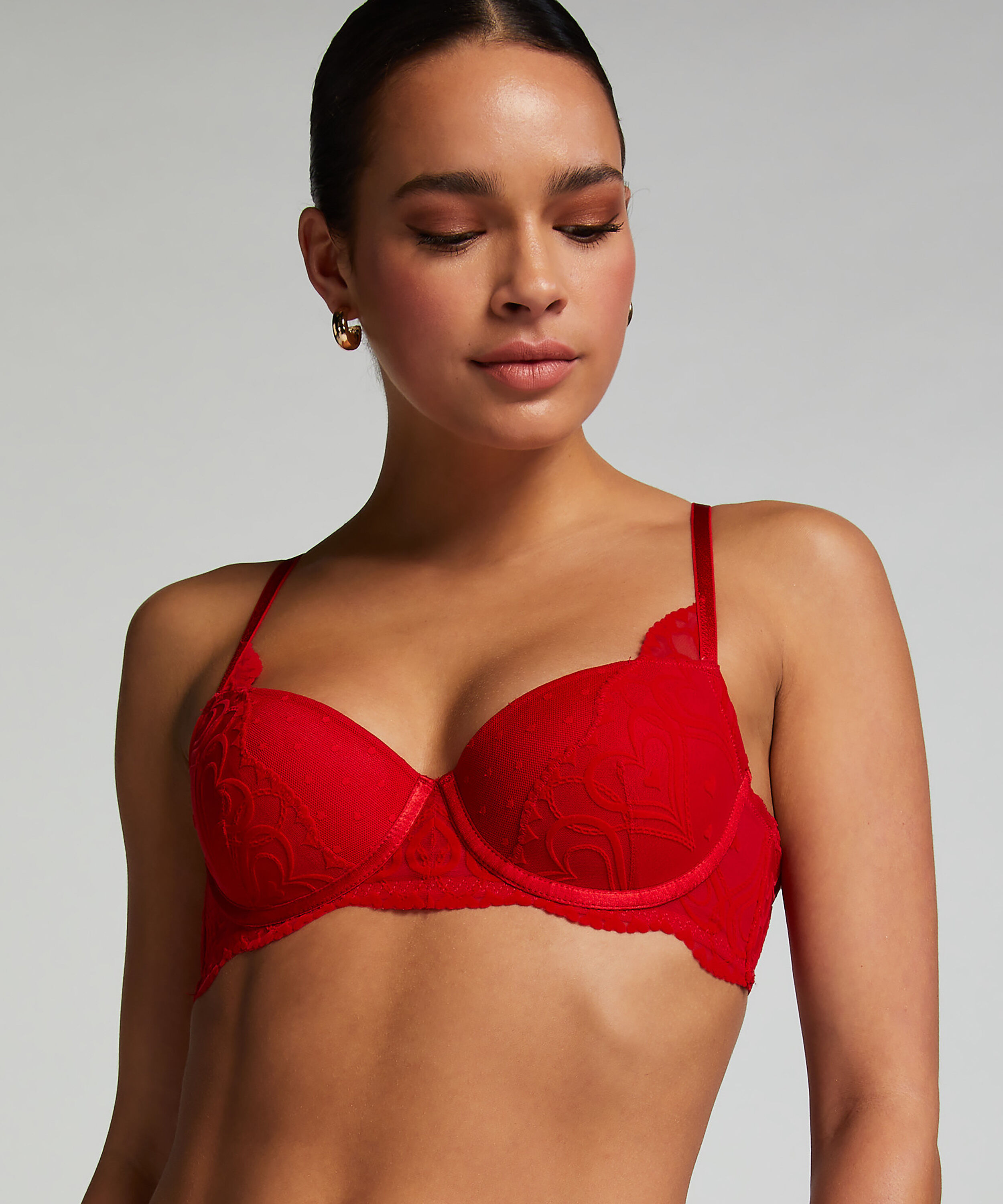 Soutien-gorge à armatures non-préformé  Pippa, Rouge