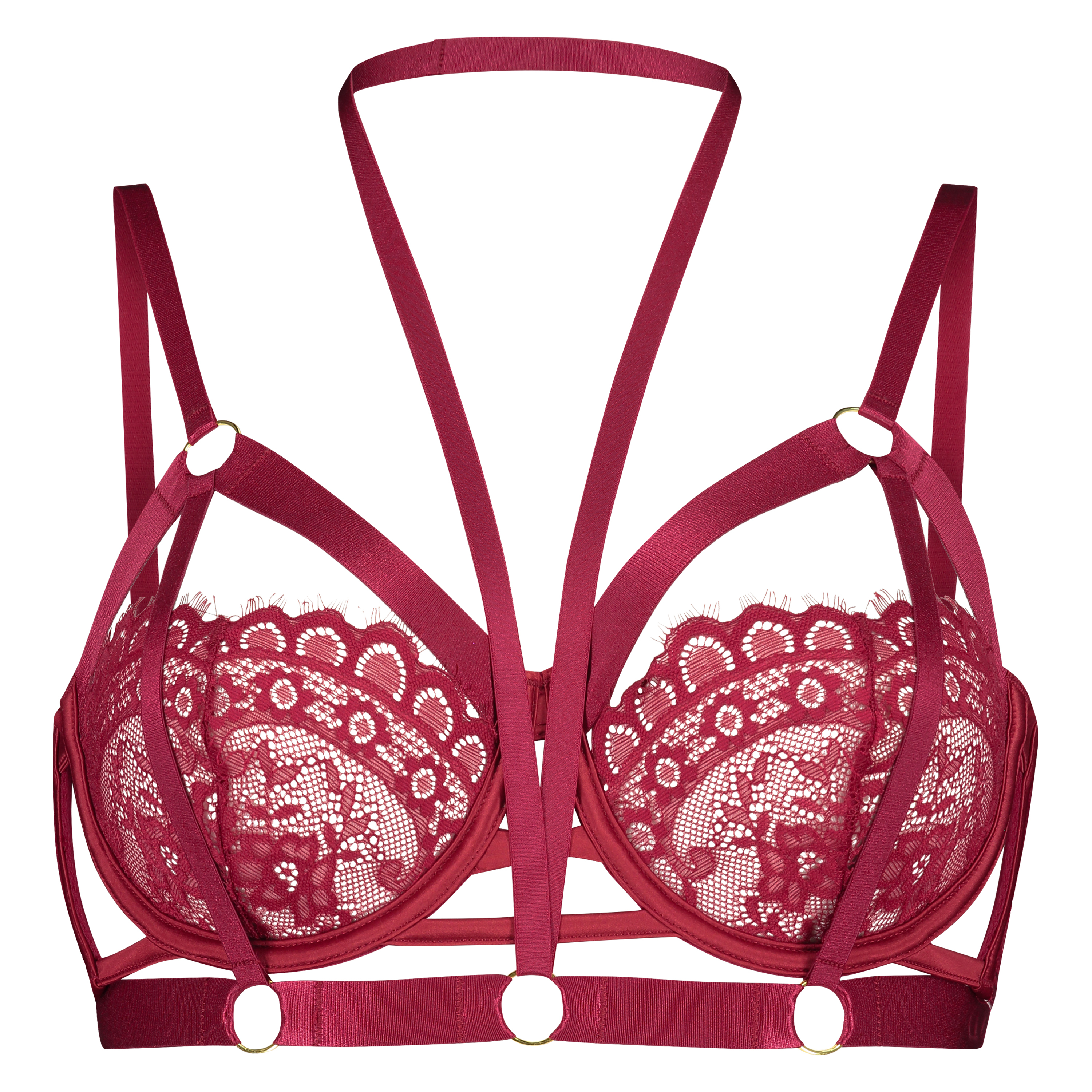 Soutien-gorge à armatures non-préformé Jacky, Rouge, main