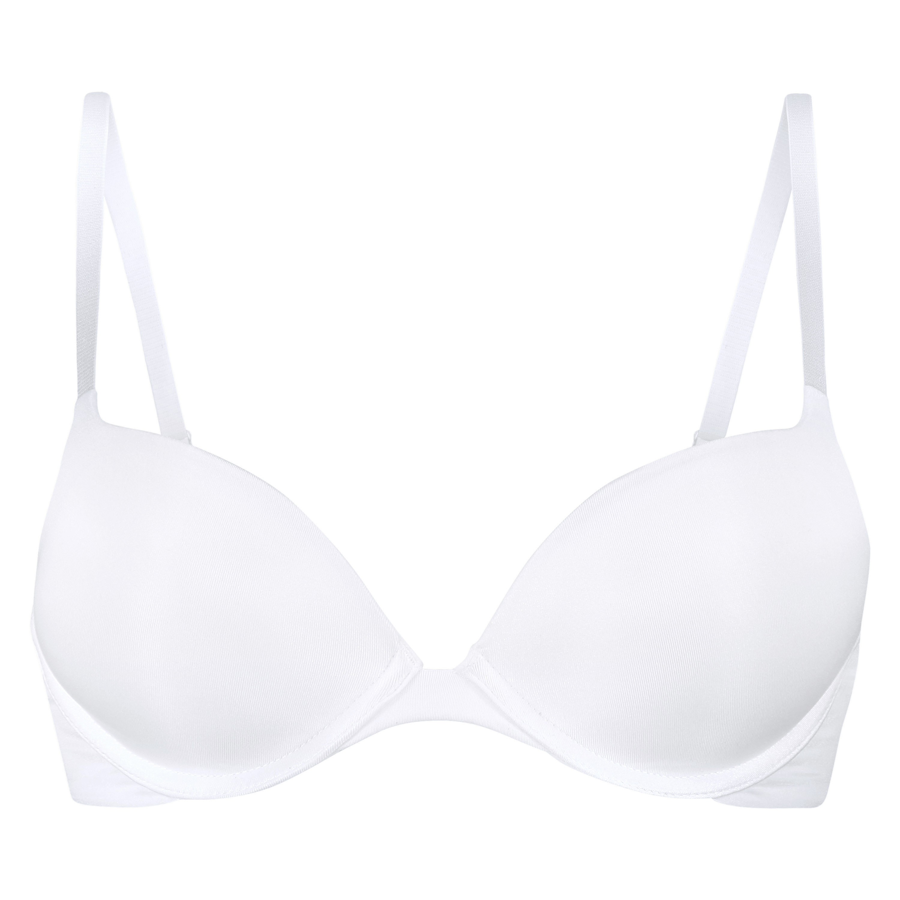 Soutien-gorge à armatures préformé maximiseur Plunge, Blanc, main